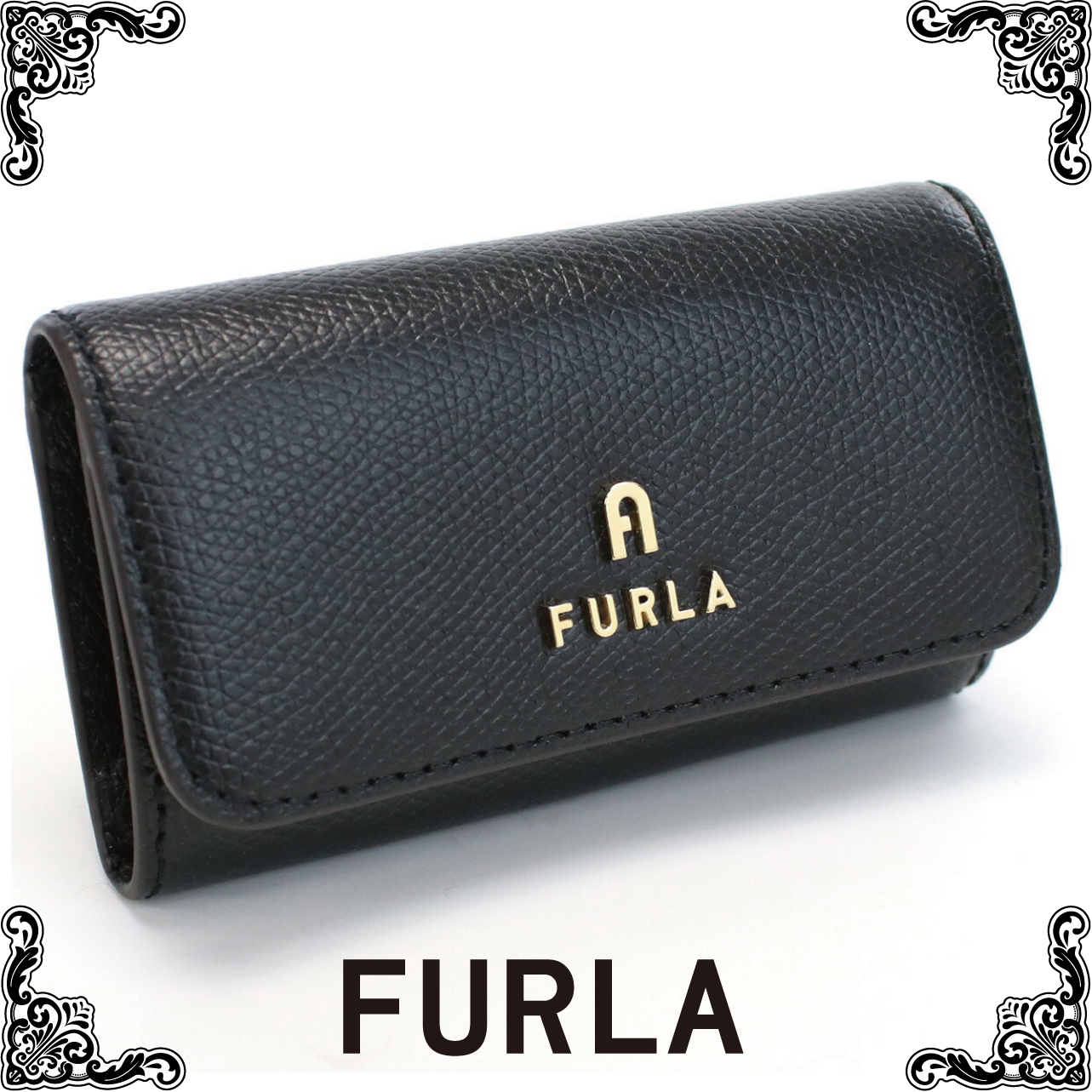 フルラ FURLA FURLA CAMELIA ４連キーケース ブランド アーチロゴ レディース WR00436 ARE000 O6000 NERO ブラック gsw-6