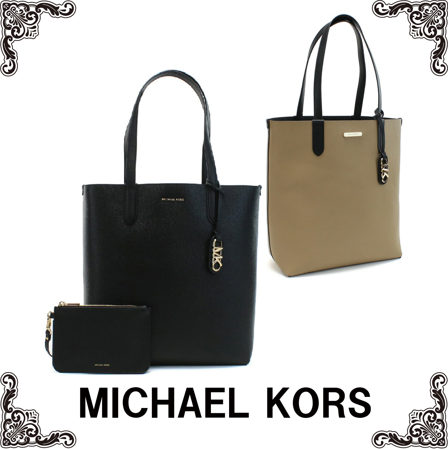 マイケルコース MICHAEL KORS ELIZA トートバッグ ブランド 30F3GZAT9T　001 BLACK ブラック　bag-01