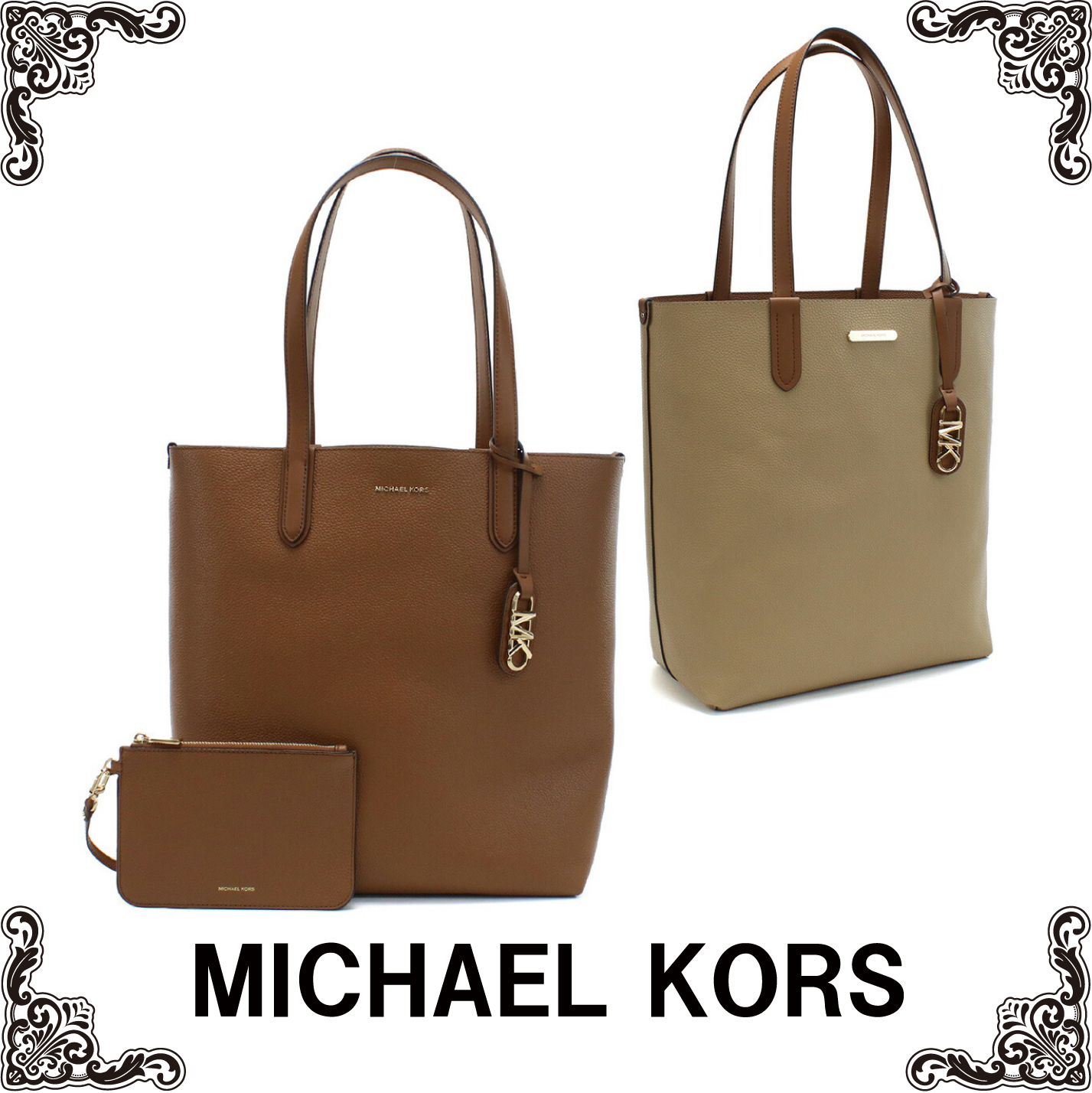 マイケルコース MICHAEL KORS ELIZA トートバッグ　ブランド 30F3GZAT9T　230 LUGGAGE ブラウン系　bag-01