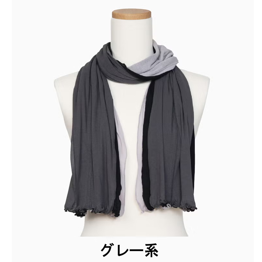 ＳＡＬＥ（セール） 天使の綿シフォン  ３色レイヤードストール