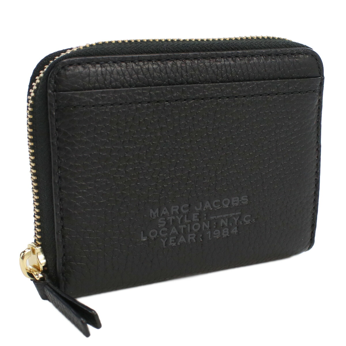 マークジェイコブス MARC JACOBS THE ZIP AROUND WALLET 小銭入れ ブランド ミニ財布 S134L01RE22 001 BLACK ブラック wallet-01 mini-01