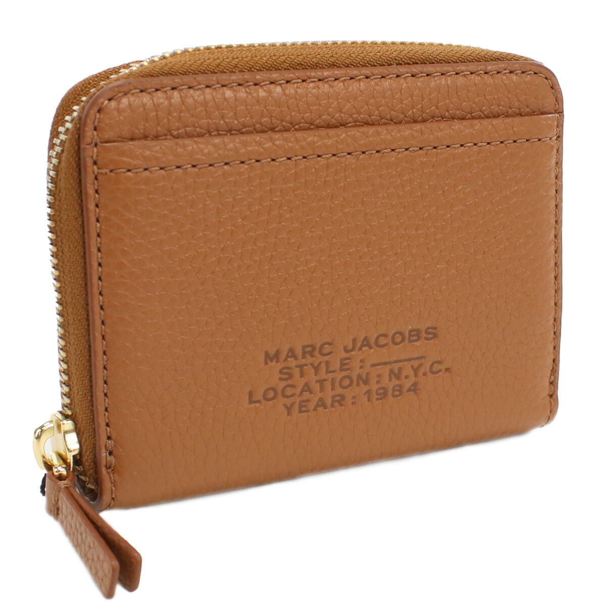 マークジェイコブス MARC JACOBS THE ZIP AROUND WALLET 小銭入れ ブランド ミニ財布 S134L01RE22 212 ARGAN OIL ブラウン系 wallet-01 mini-01